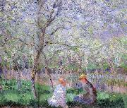 Claude Monet Springtime Germany oil painting artist